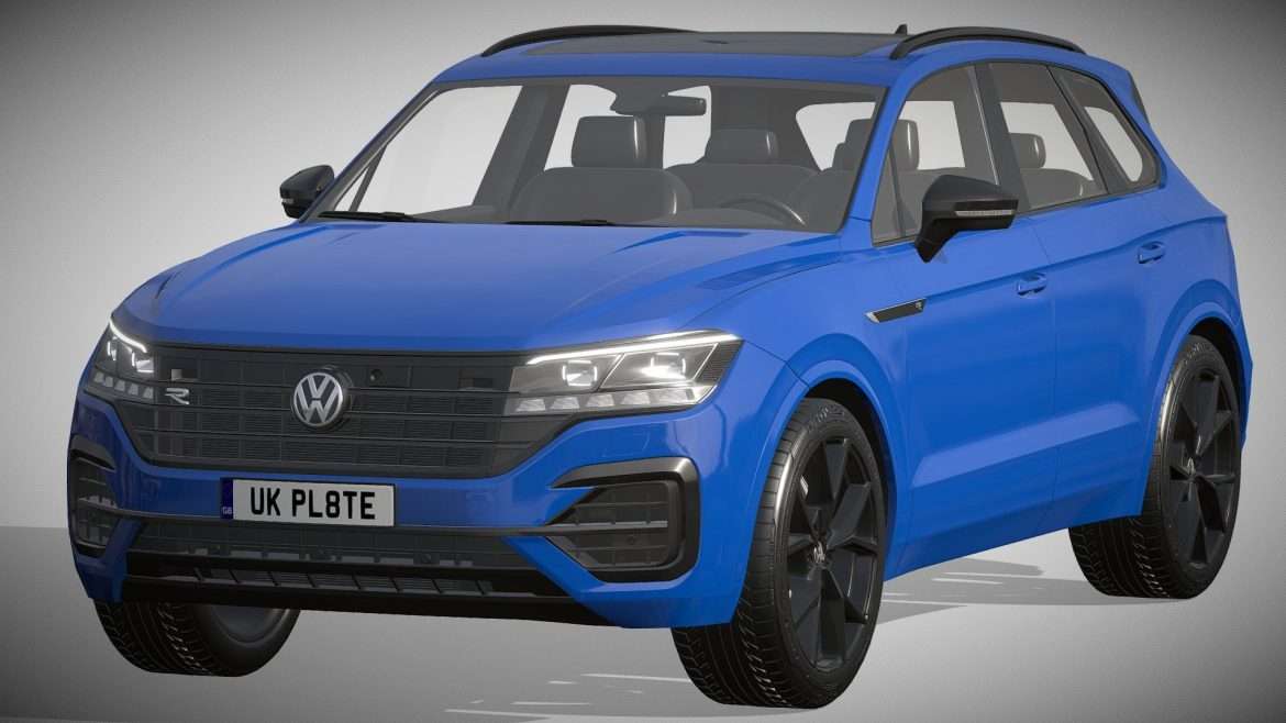 volkswagen touareg r 2021 3d model