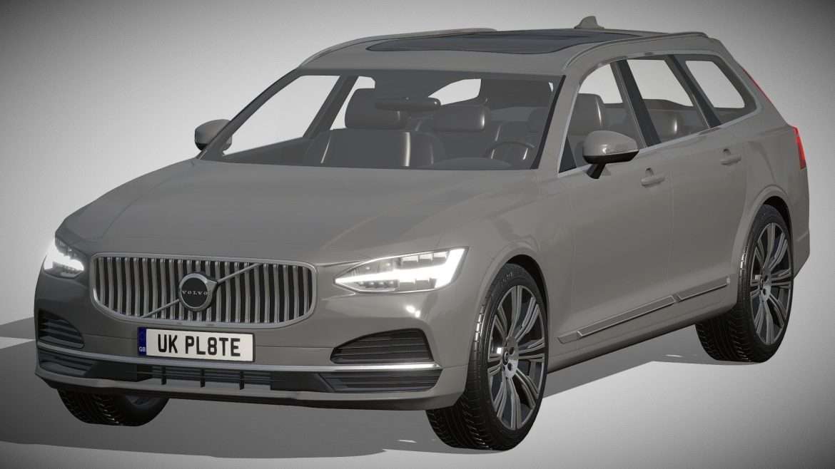 volvo v90 3d model