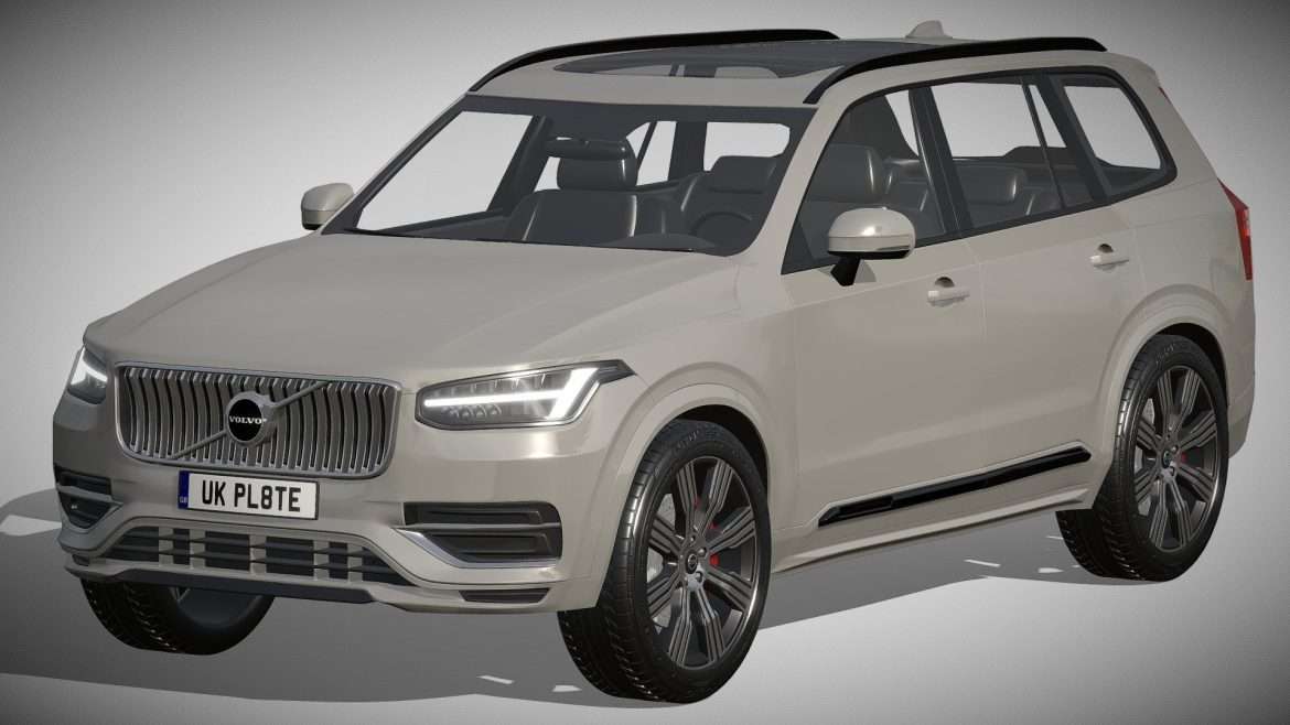 volvo xc90 3d model