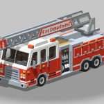 Voxel Fire Truck