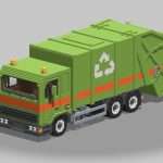 Voxel Garbage Truck