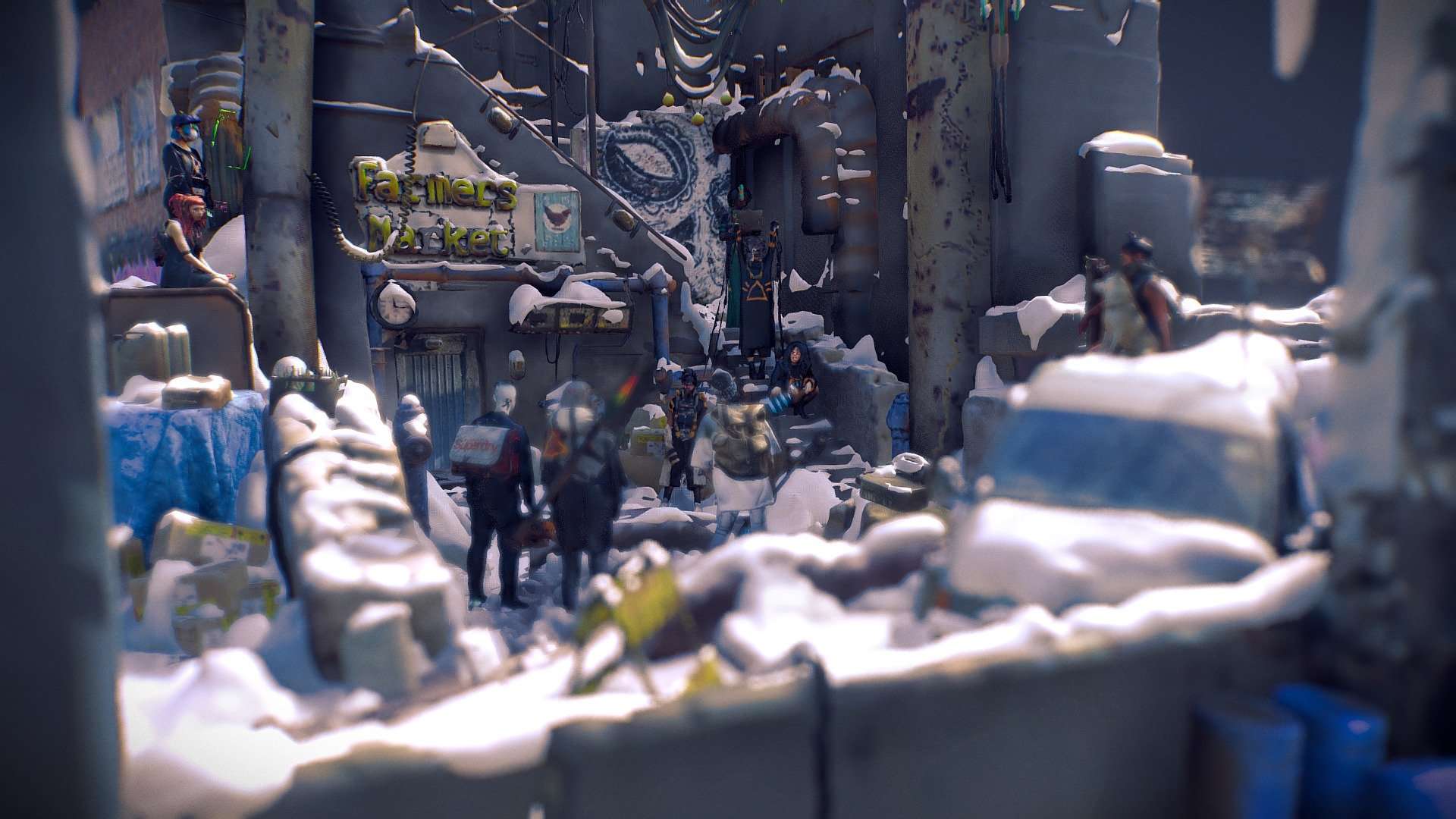 (VR Sculpt) Soviet Standoff in the Slums