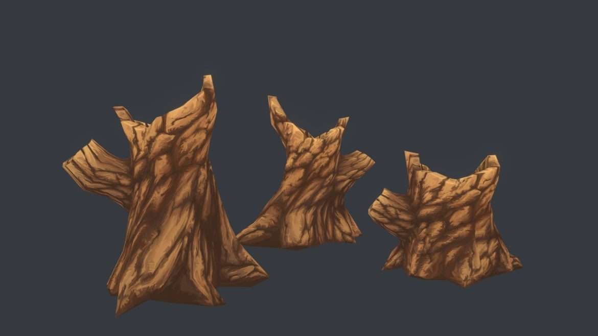 3d coat tree handpaint cg share 3d model