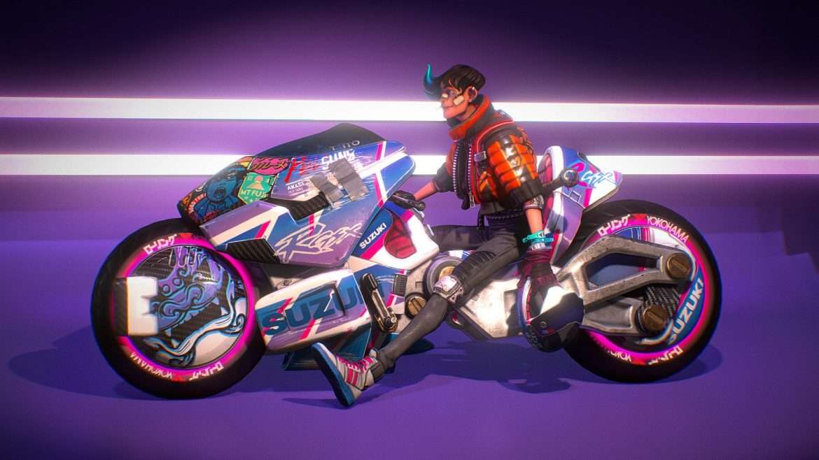 akira biker 3d model