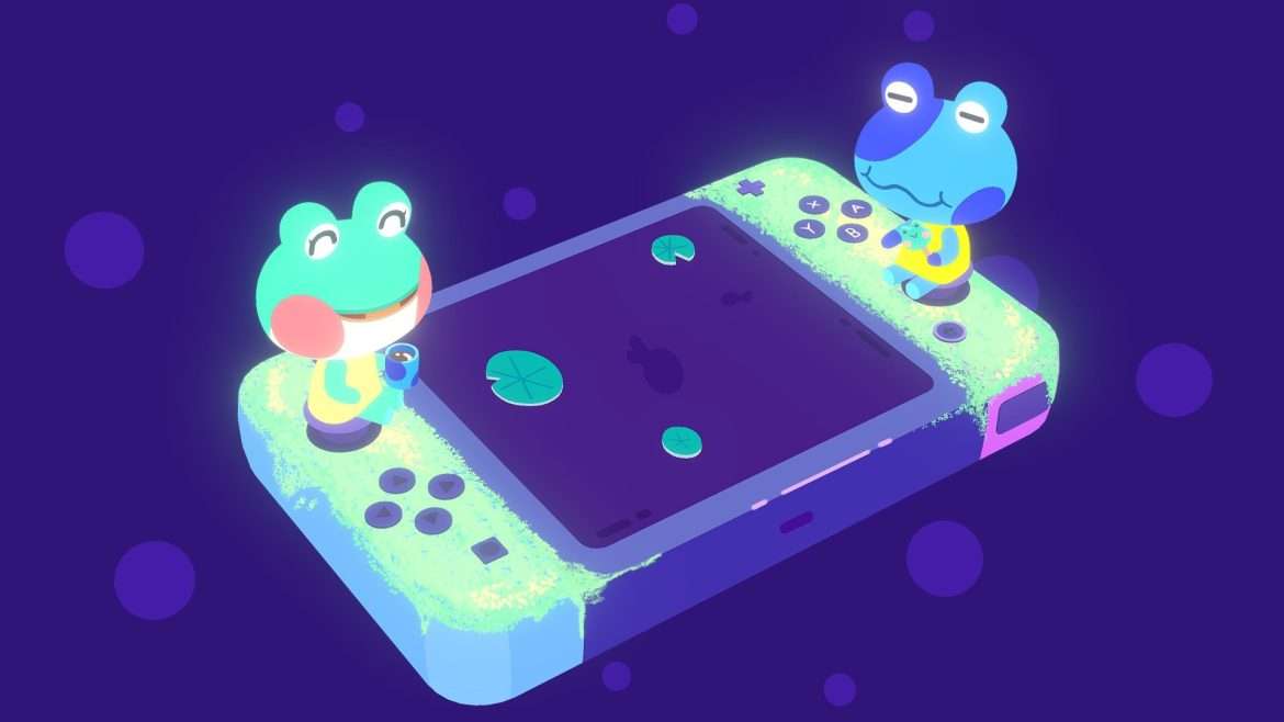 animal crossing switch 3d model