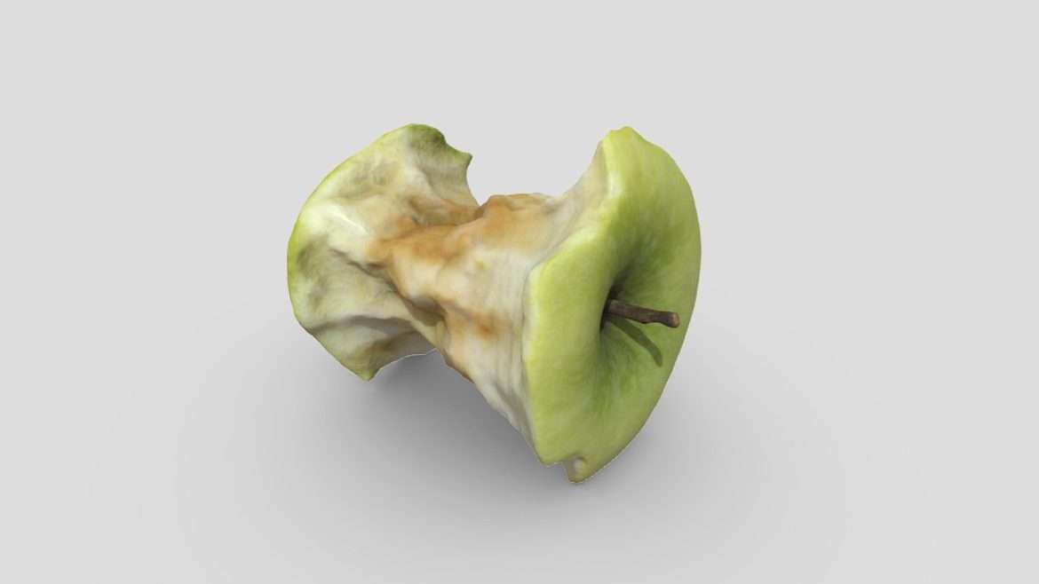 apple stub game ready 3d model