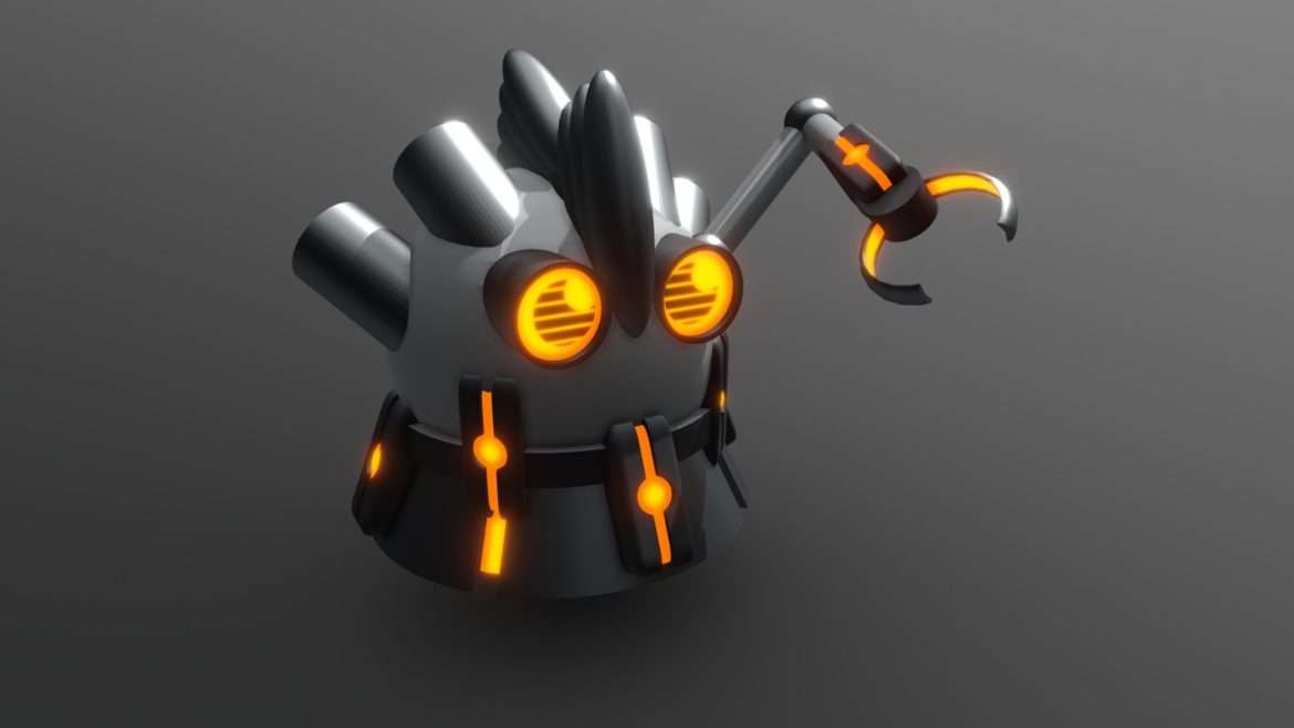 bebe he da cute 3d model