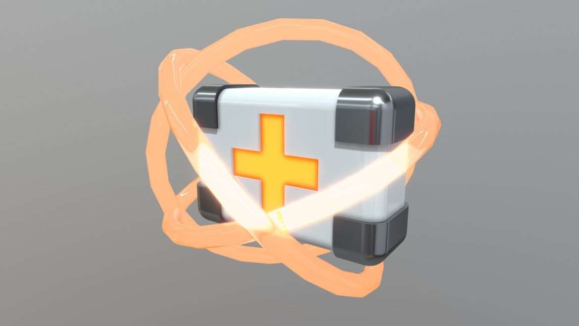 buff pack 3d model