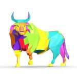Bull Foldables – Papercraft Pattern
