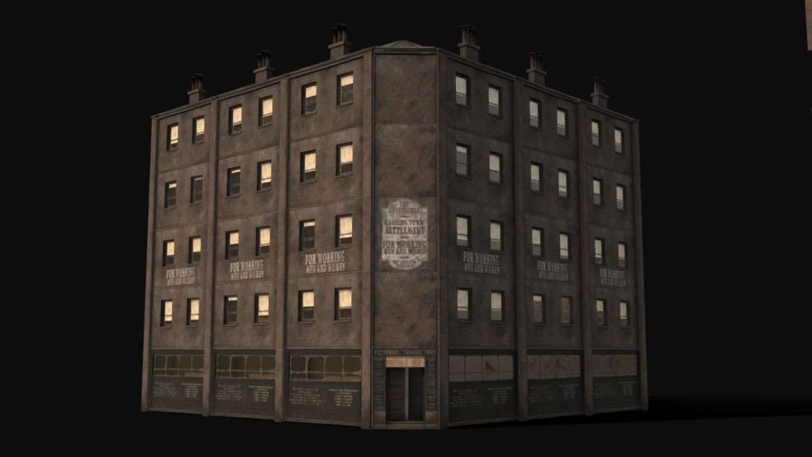 canning town settlement 3d model