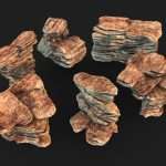 Canyon Cliff Rocks 01