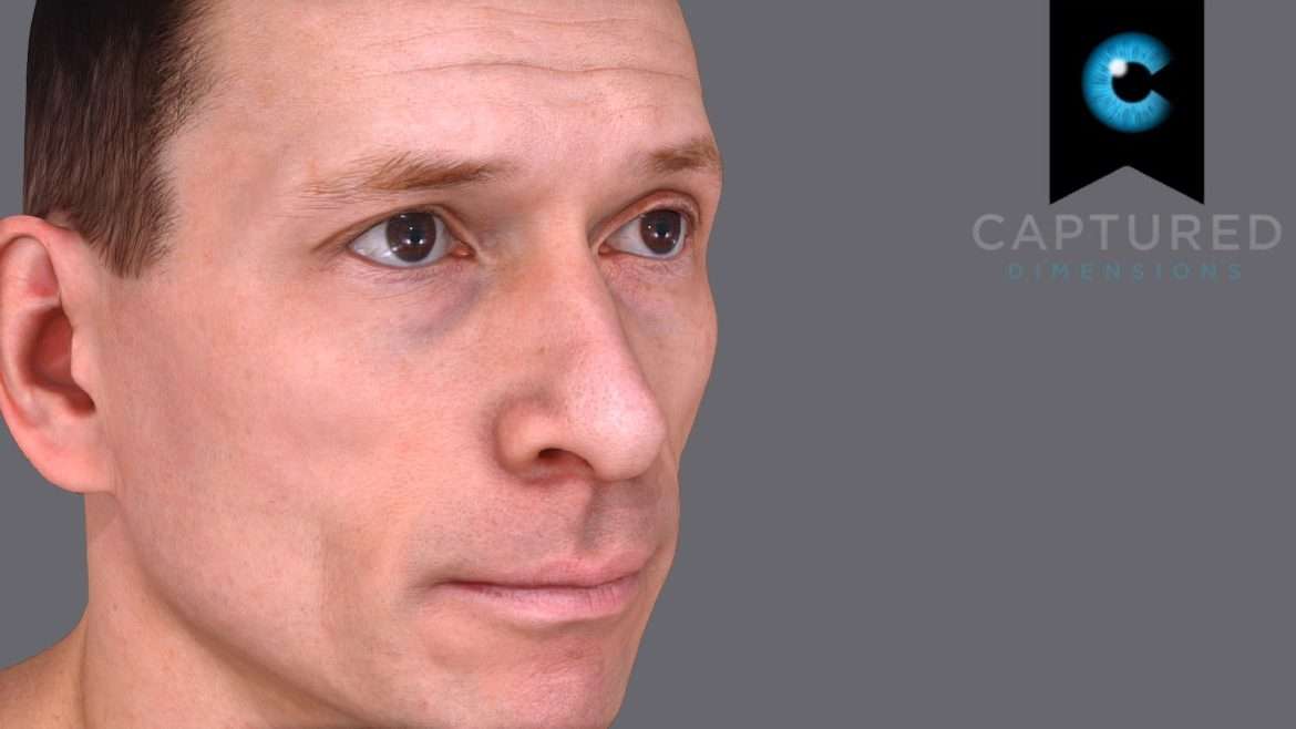 cdbc reference male head scan 3d model