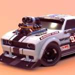 challengercartoon 3d model