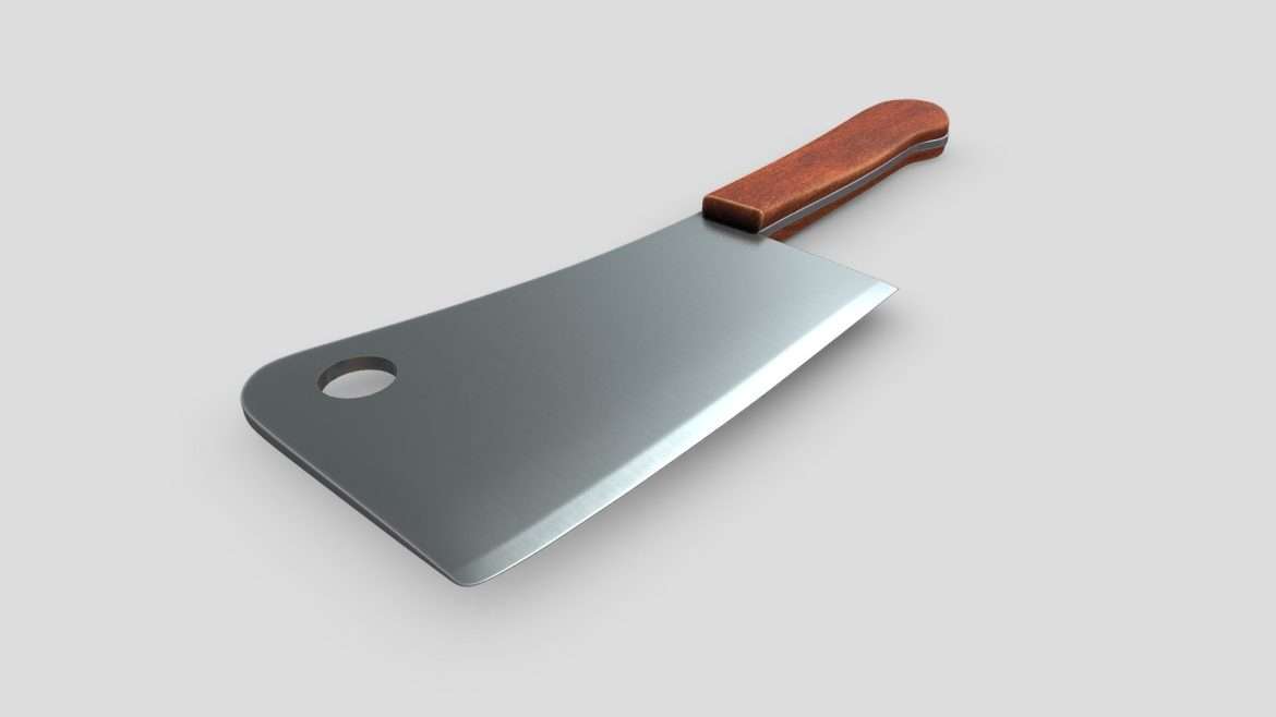 cleaver knife 3d model