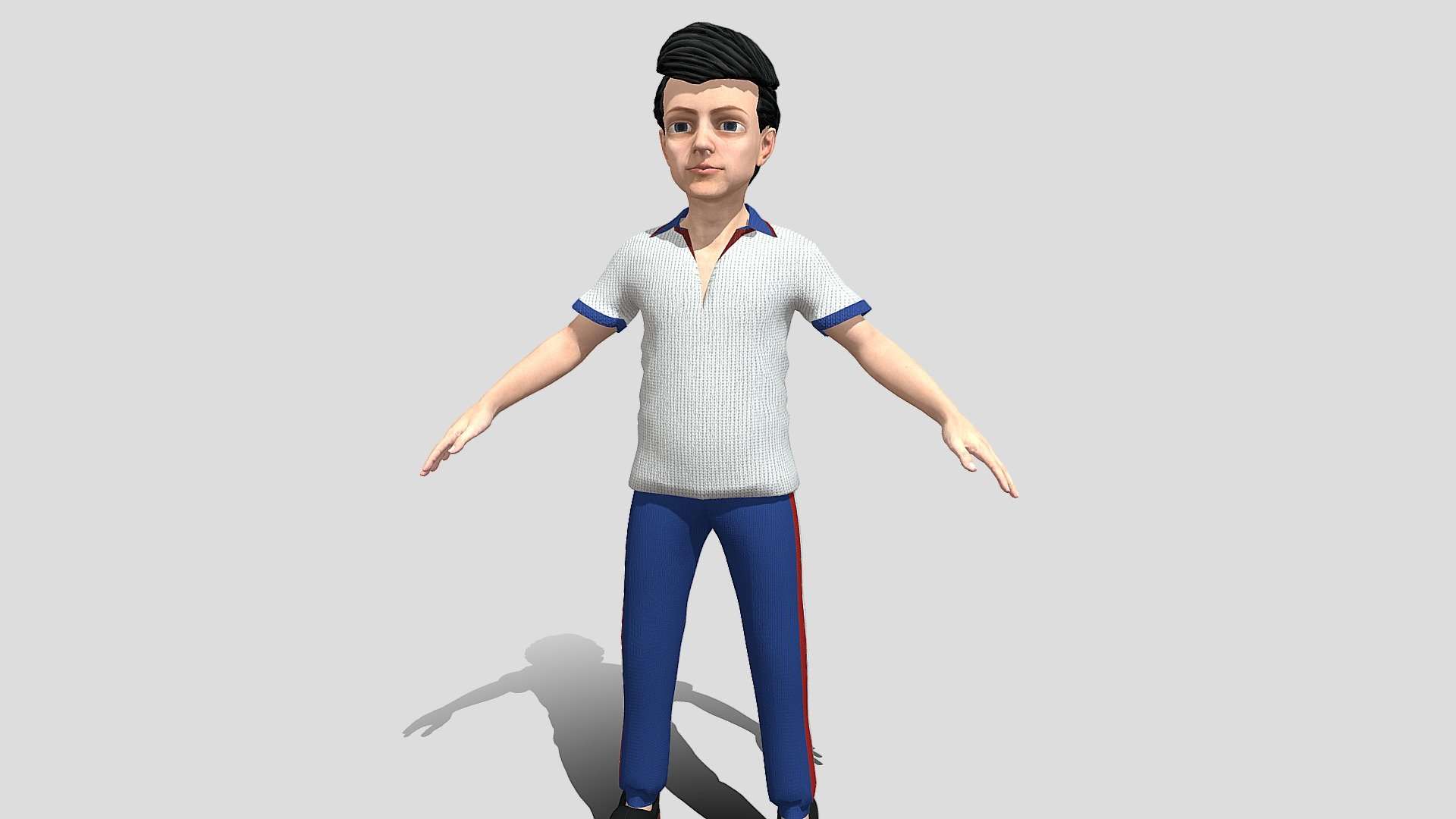 Coach Man 3d game cartoon character