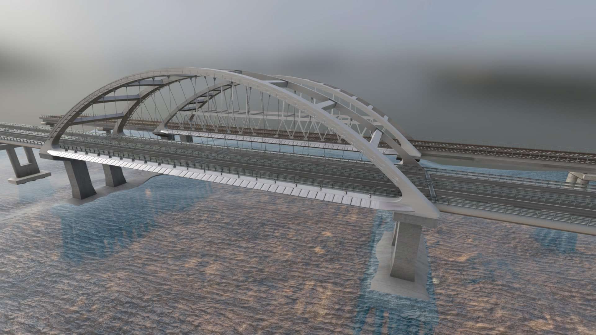 Crimean bridge ( Крымский мост 3d )