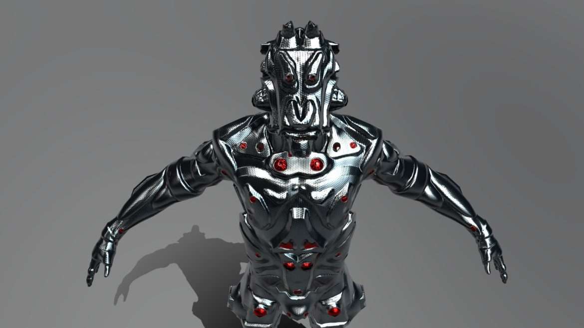 cyber man 3d model