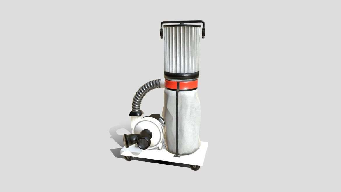 exhaust system chip pumps 3d model