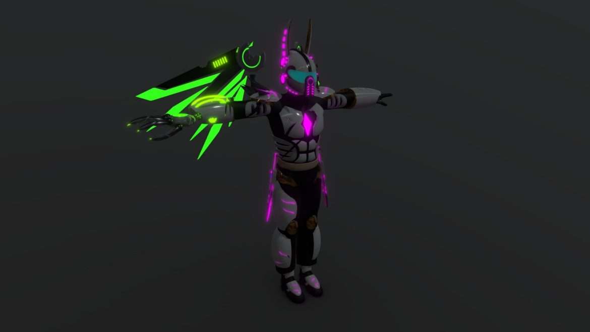 fonta fury past the final realm armour 3d model