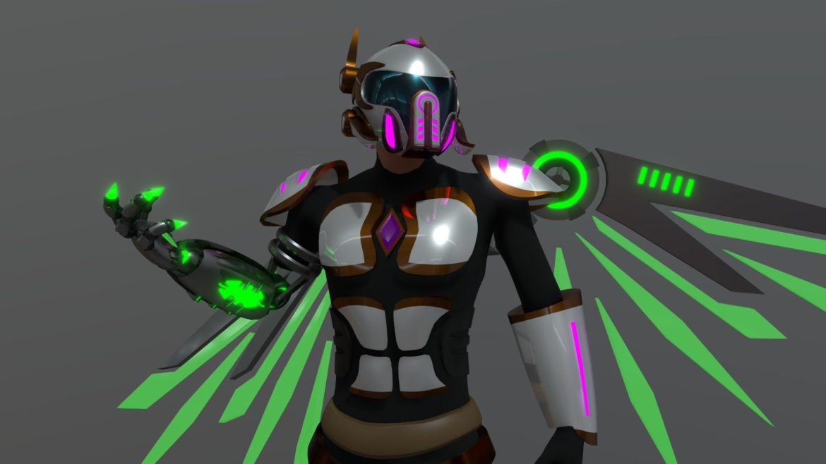 fonta gamma armour 3d model