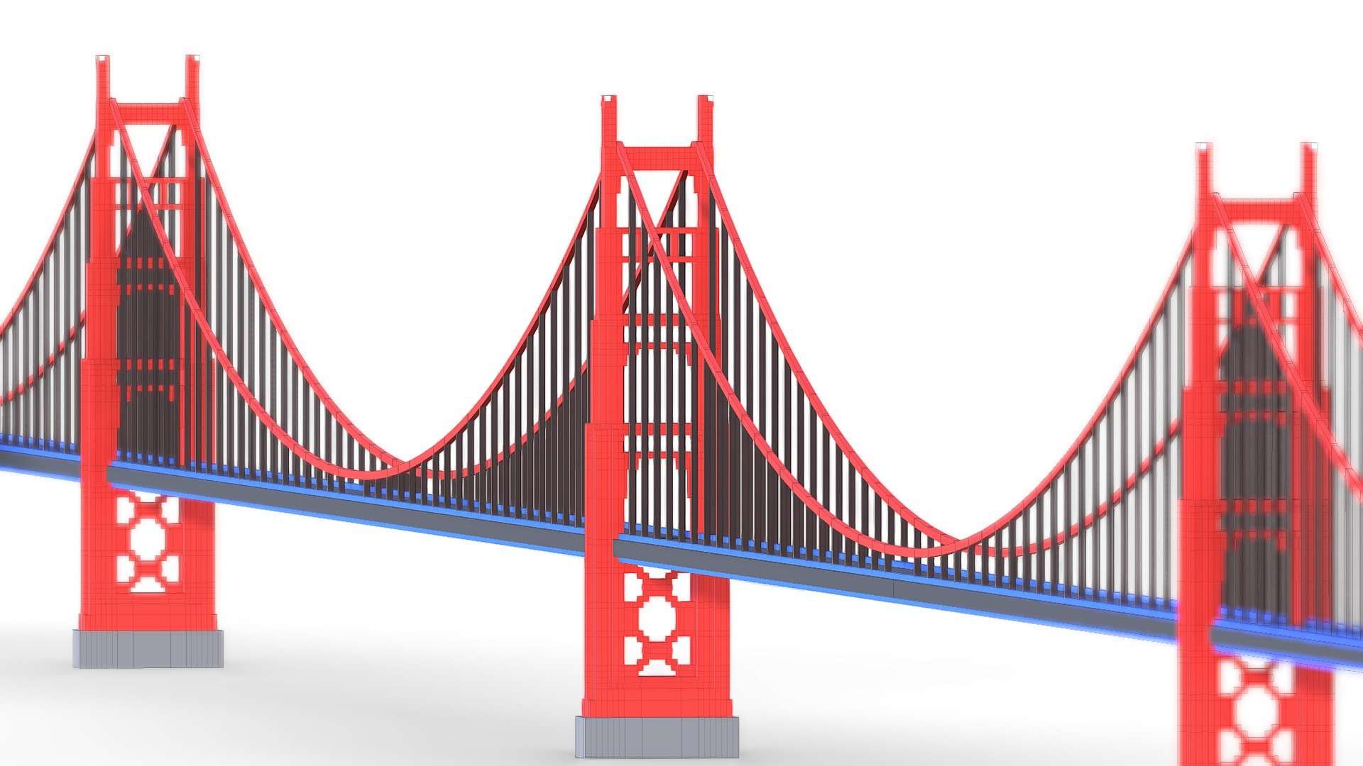 Fran Sancisco Voxel Bridge