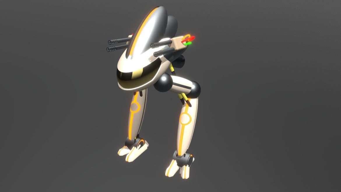 g5x 5700 walking mechanical tank 3d model