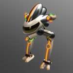g5x 5800 walking mechanical tank 3d model