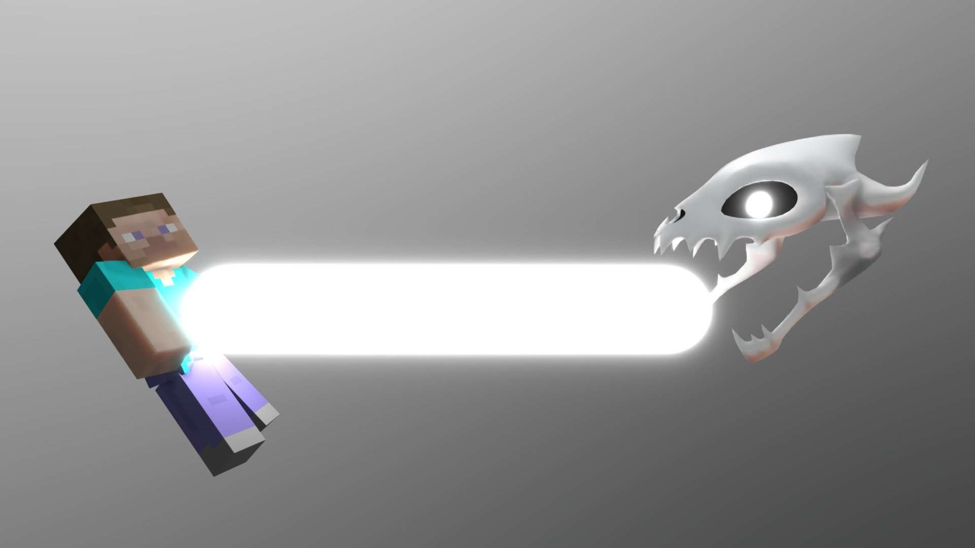 Gaster Blaster VS Steve