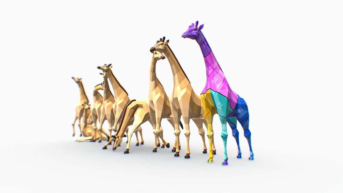 giraffe 3d model