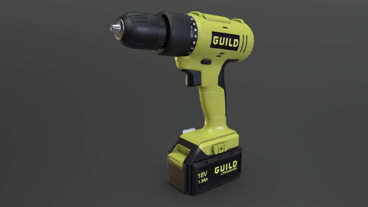 guild drill 3d model