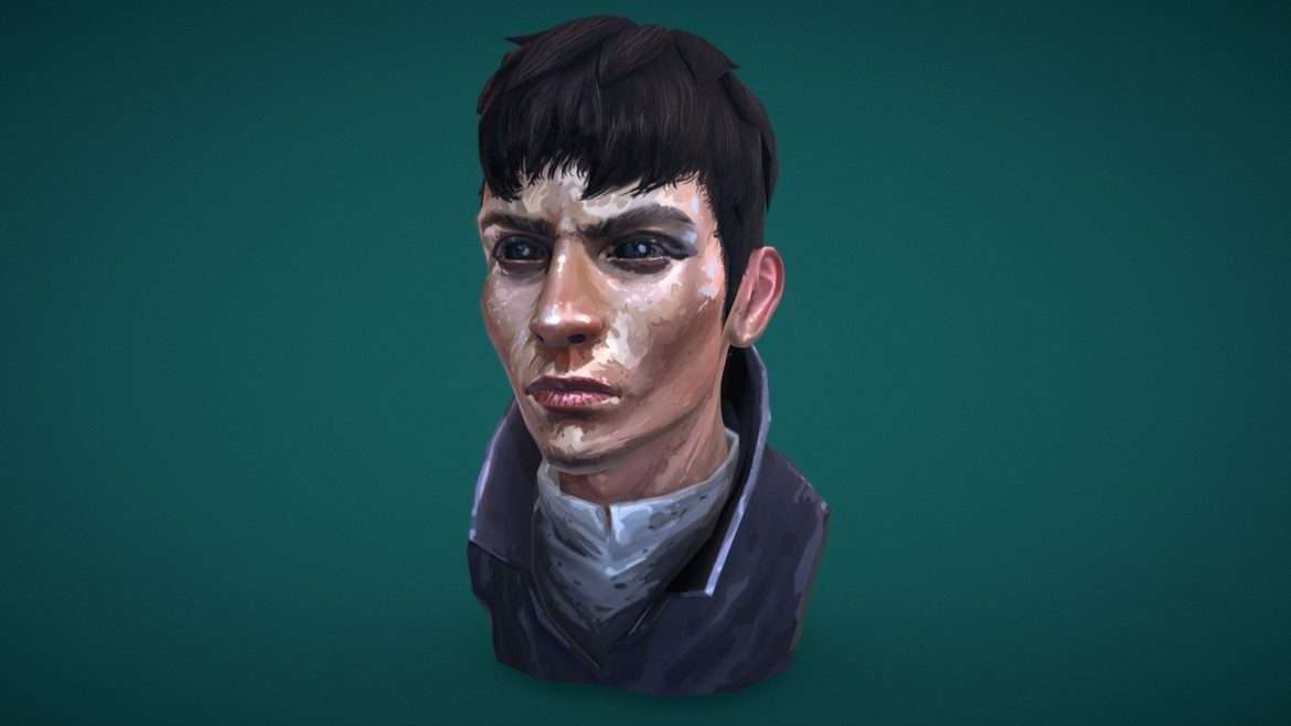 head outsider fanart 3d model