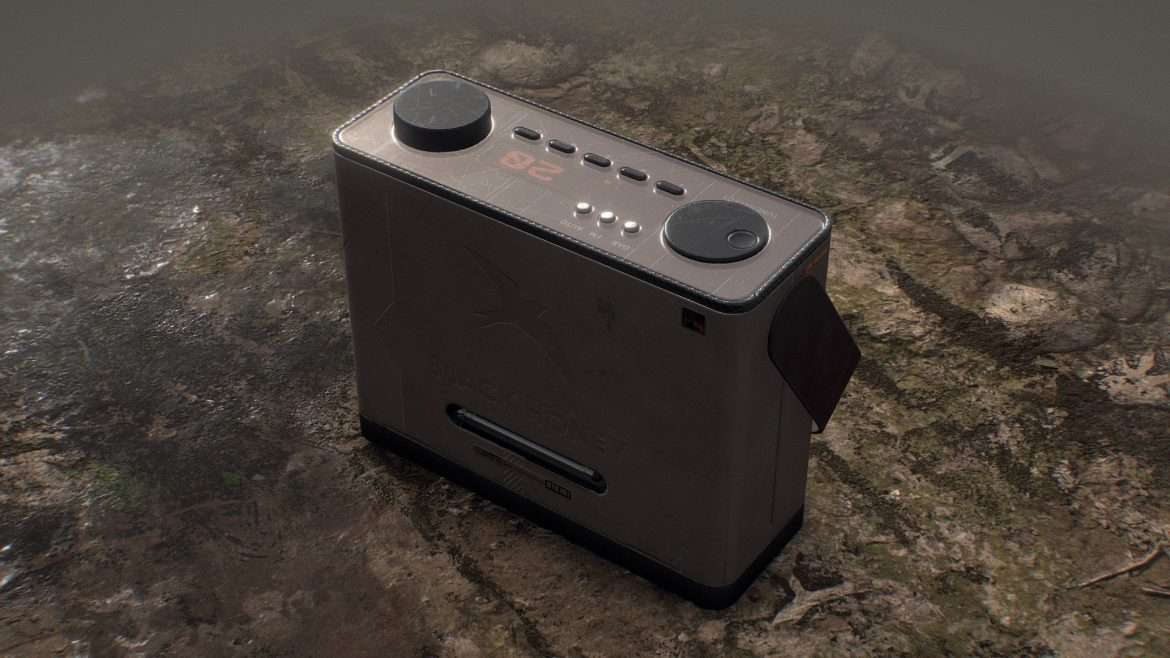 heavy duty radio 3d model