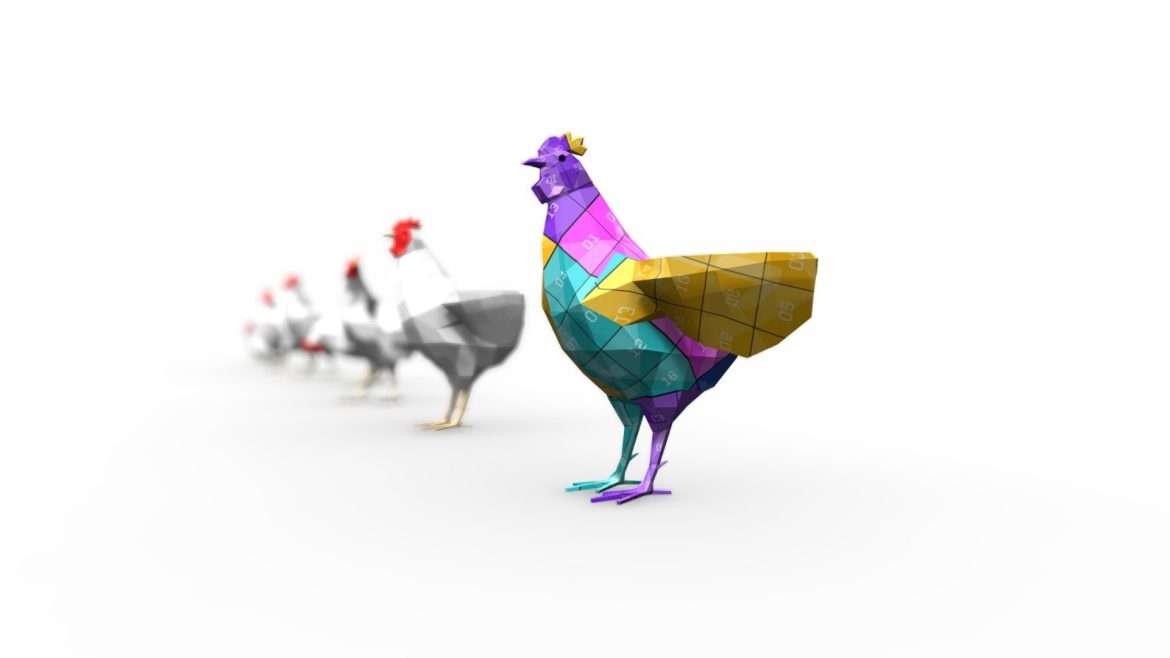 hen 3d model