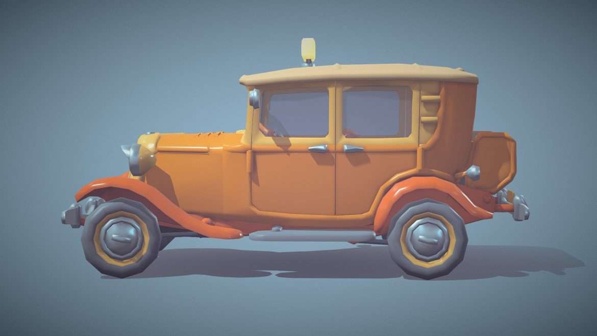 hot rod constructor frenchy 3d model