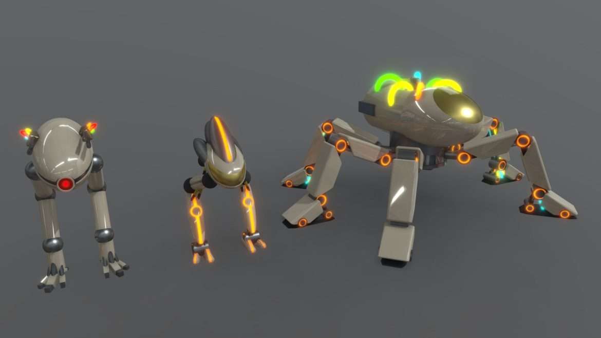iron war mechs 3d model