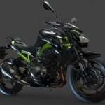 Kawasaki Z900 3Dscan (retopology model)