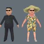 Kim Jung Un Cartoon Stlyzed