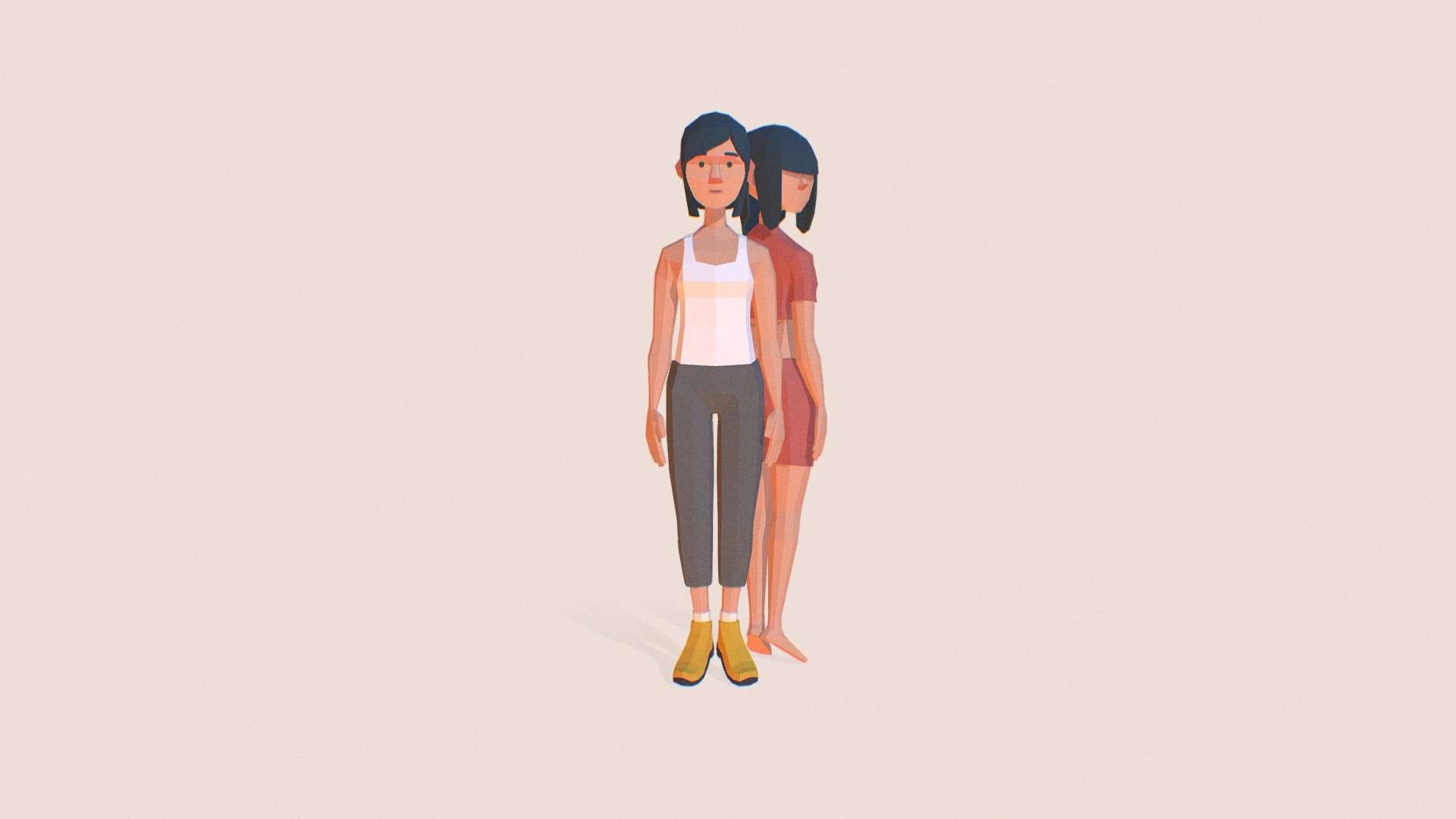 Kira | Lowpoly Character