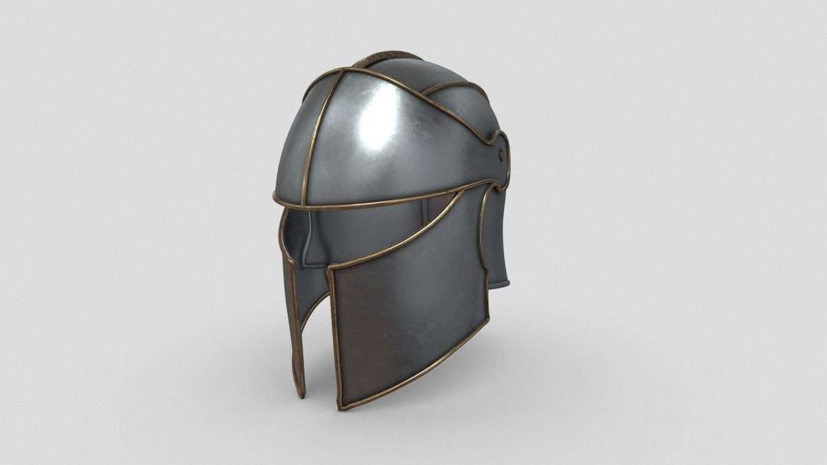 knight helmet 3d model