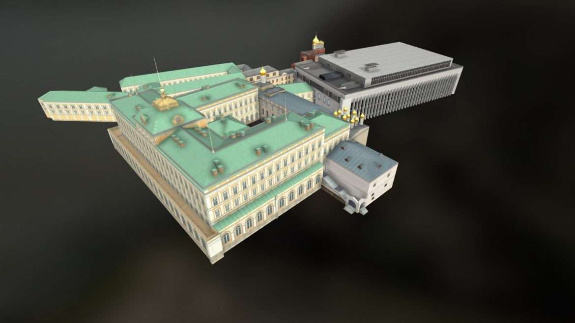 kremlin blok3 3d model