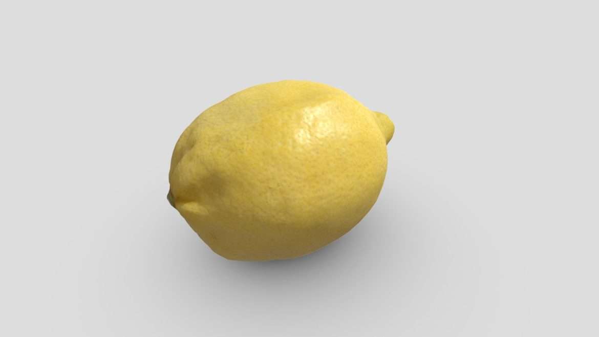 lemon game ready 3d model