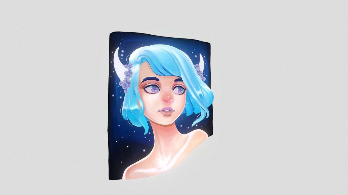 lord gris fanart 3d model