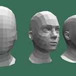 Low Poly Female Head