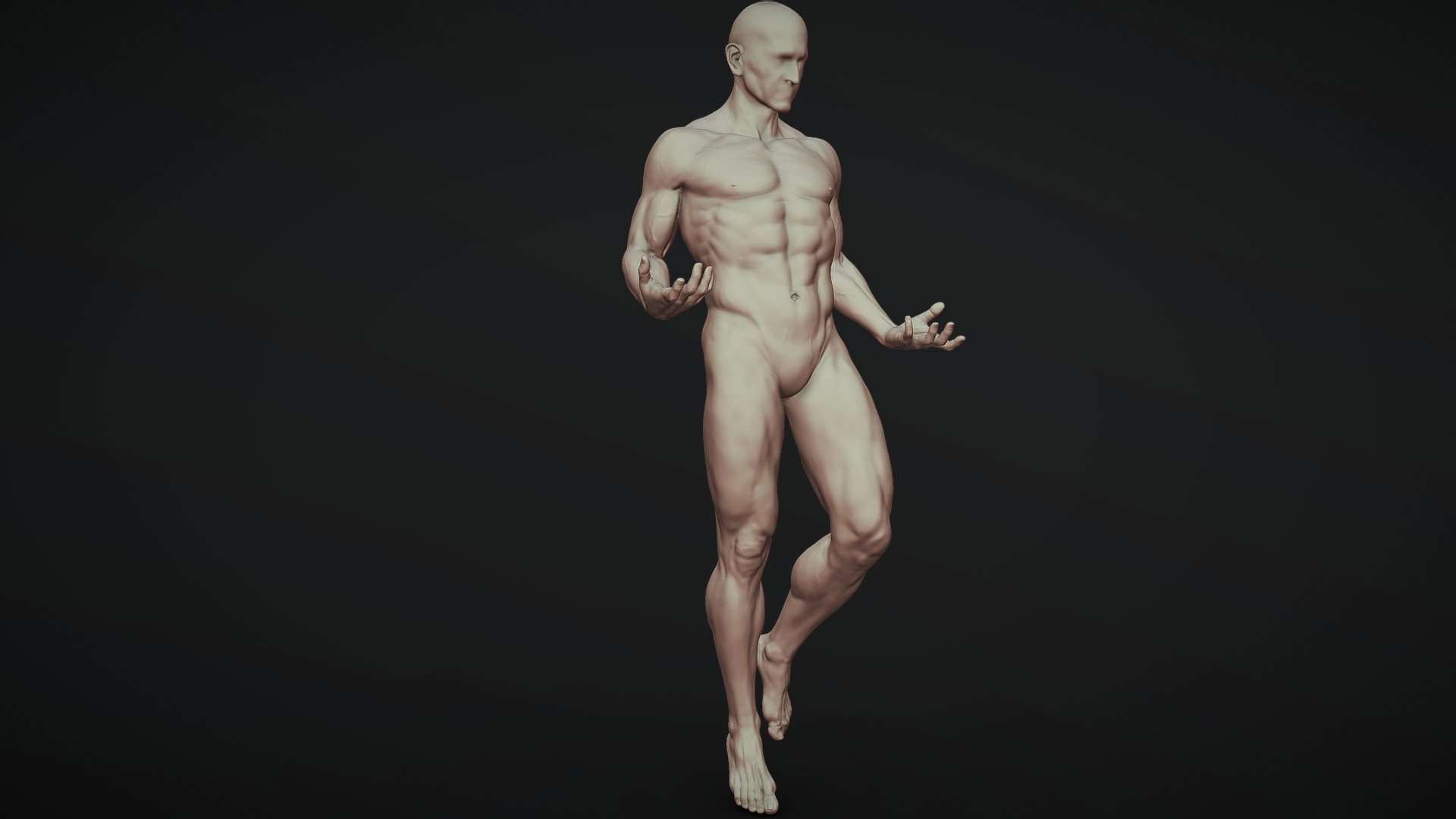 Male Full Body Sculpt Pose 1