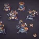 mech constructor turrets 3d model