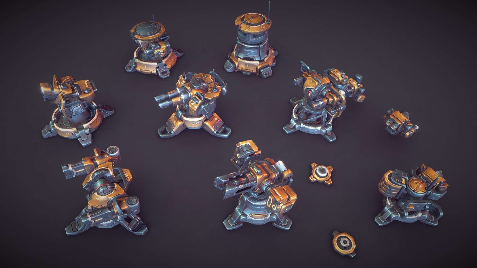 Mech Constructor: Turrets