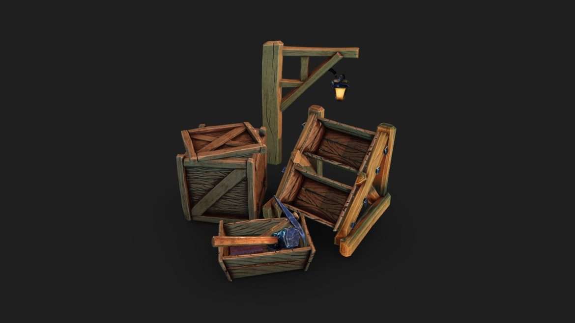 mining tools 3d model