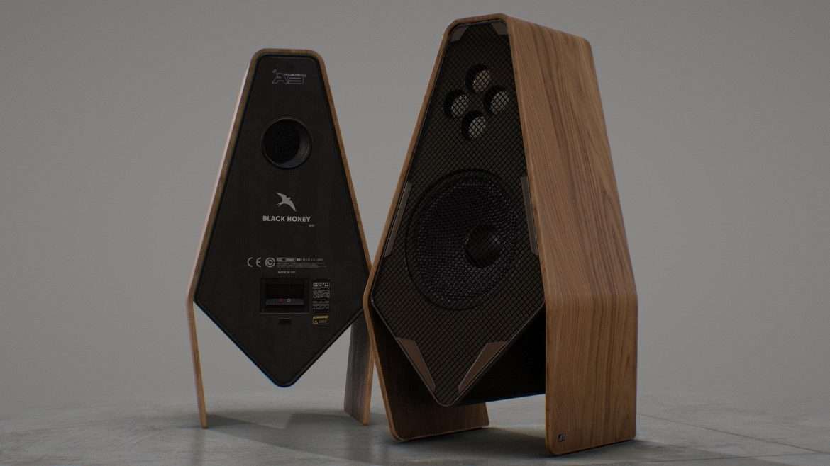 modern speaker 3d model