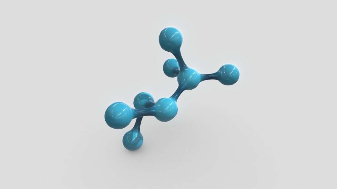 molecule 01 3d model