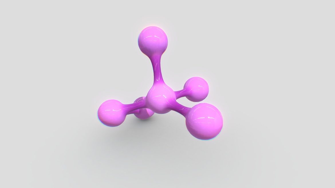 molecule 02 3d model
